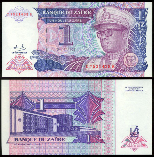 1 nuevo zaire